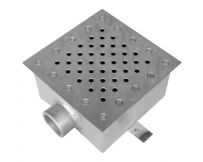 Bottom drain Aquaviva AISI 304, for concrete/liner