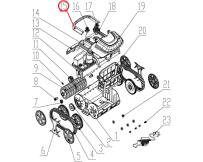 Комплект ручек к пылесосу Wybotics WY200, (№15 B.WYBOT S1.08.001)