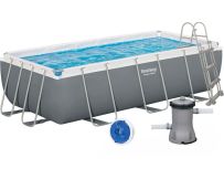 Rectangular frame pool Bestway 56441 (404x201x100 cm) with cartridge filter and ladder