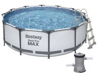 Frame pool Bestway 56418 (366x100 cm) with cartridge filter and ladder