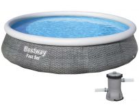 Inflatable pool Bestway 57376 (396x84 cm) with cartridge filter