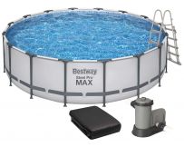 Frame pool Bestway 5612Z (488x122 cm) with cartridge filter, ladder and awning