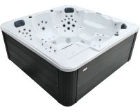 Hydromassage pool Aquajoy Borneo (230х230х96 cm), Silver-White Marble