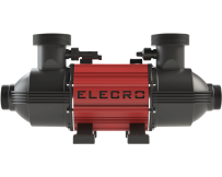 Tubular heat exchanger Elecro G2C 170 kW, titanium and AISI-316L steel