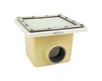 Bottom drain Kripsol SPP91.B\PVC 355 C90 under the liner