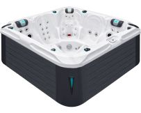 Hydromassage pool Passion Spas Delight (213x213x91 cm), Sterling White/Grey