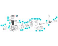 Шпонка крыльчатки насоса SLP/WLP, (A25060010 №17)