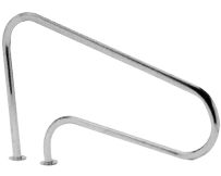 Pool handrail Golfinho E5117 with extended reach, AISI-316