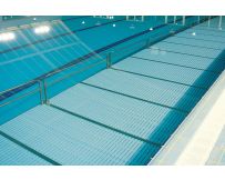 Pool bottom reduction platform Golfinho E5197.1 (200x100 cm, AISI-316), standard