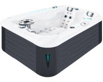 Hydromassage pool Passion Spas Sensation (230x155x91 cm), Sterling White/Grey