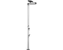 Душ уличный Aquaviva Quick с LED подсветкой и мойкой для ног, белый Q825/9003-QL