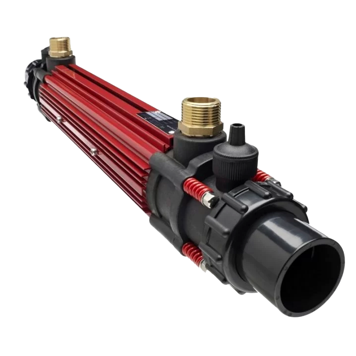 Heat exchangers for swimming pools