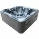 Hydromassage pool Aquajoy Maldives (230х230х95 cm), midnight opal, with speakers and LED backlight