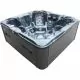 Hydromassage pool Aquajoy Maldives (230х230х95 cm), midnight opal, with speakers and LED backlight