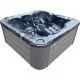 Hydromassage pool Aquajoy Ibiza (200х200х89 cm), midnight opal, with speakers and LED backlight