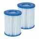 Frame pool Bestway 56950 (427x107 cm) with cartridge filter, awning and ladder
