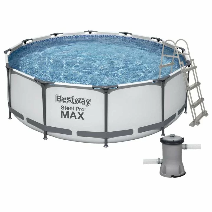 Frame pool Bestway 56418 (366x100 cm) with cartridge filter and ladder