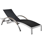 Loungers and umbrellas